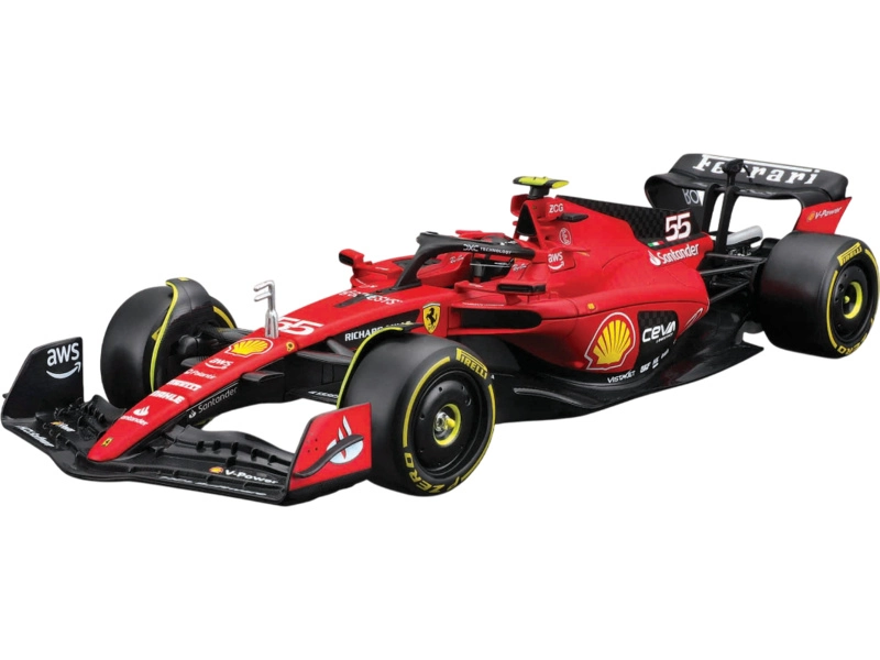 Bburago Ferrari SF-23 (2023) 1:24 #55 Sainz (hard case)