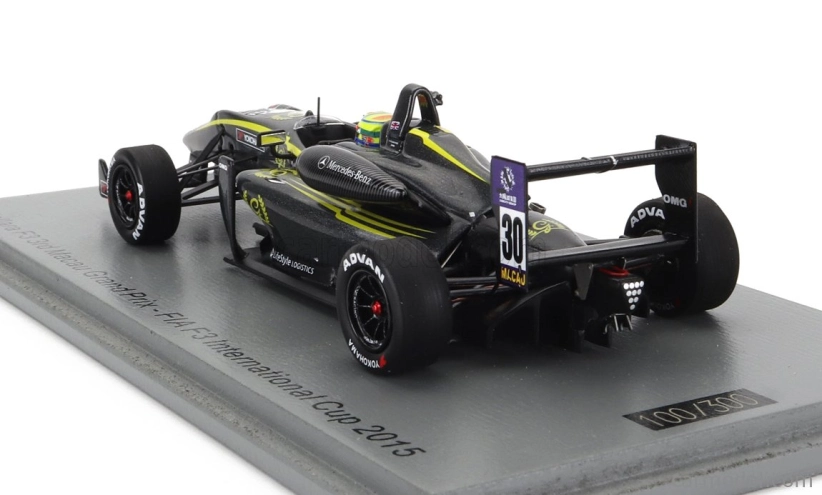Spark-model Dallara F3 Team Double R Racing N 30 3. Macau Gp International Cup 2015 Alexander Sims 1:43 Black