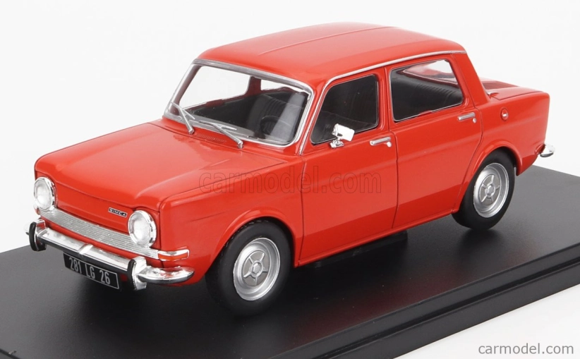 Edicola Simca 1000 1971 1:24 červená