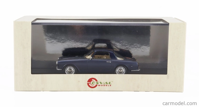 Esval model Fiat 1500 S Coupe By Fissore 1960 1:43 Blue