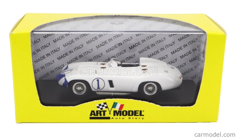 Art-model Ferrari 857s N 1 Nassau 1956 P.hill 1:43 White