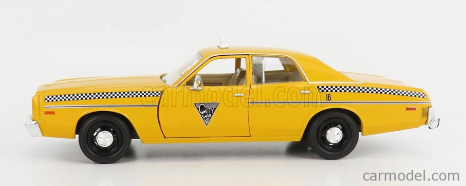 Greenlight Dodge Monaco Taxi City Cab Co 1978 - Rocky Iii Movie 1:24 Žlutá