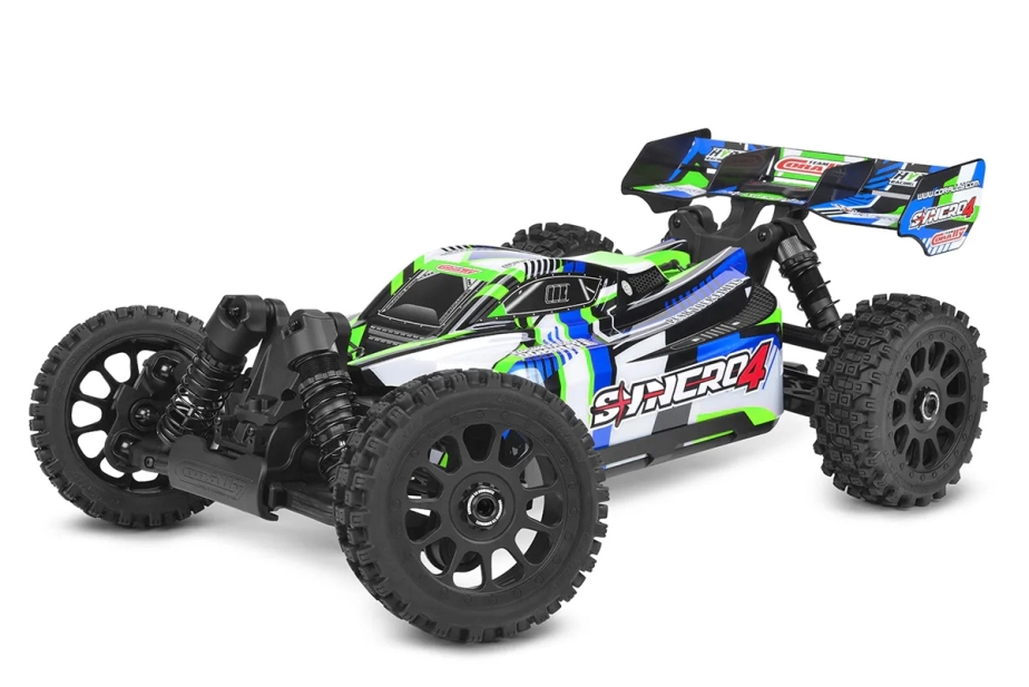 SYNCRO-4 - BUGGY 4WD 3-4S Brushless - RTR - 2026 zelená
