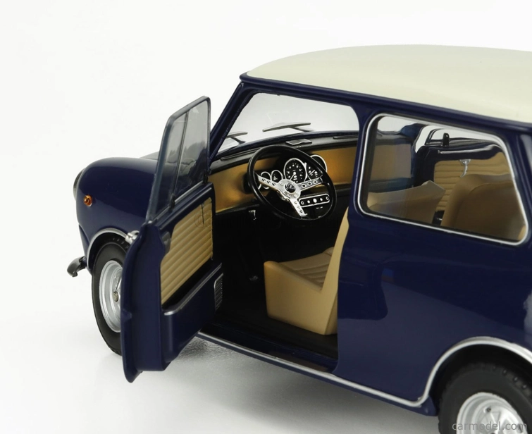 Mitica-diecast Innocenti Mini Cooper Mk2 1968 1:18 Modrá Ivory