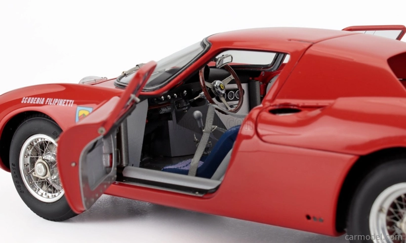Cmc Ferrari 250lm Ch.n5899 Team Scuderia Filipinetti N 31 Winner Monza 1964 Nino Vaccarella 1:18 Červená