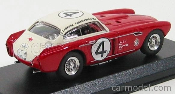 Art-model Ferrari 340 Mexico Ch.0222 Vignale Coupe N 4 1:43, červená
