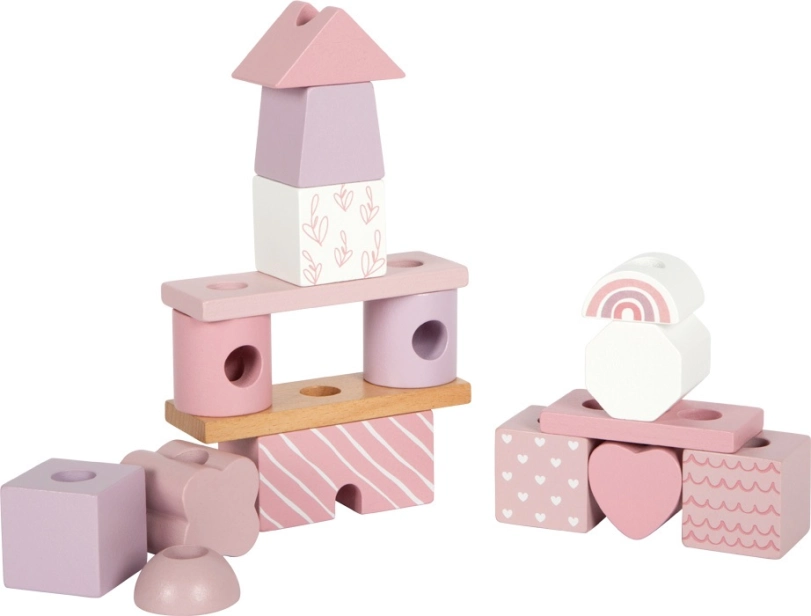 small foot Nasazování na tyč Domeček růžový