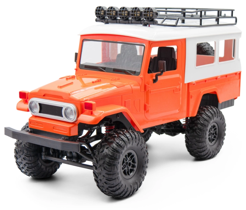 ROZBALENO - RC auto Cruiser FJ-45 Wagon, oranžová