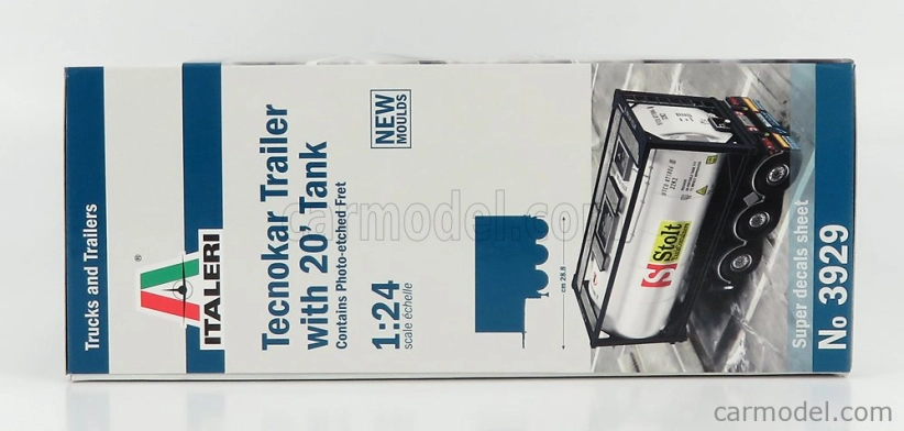 Italeri Accessories Rimorchio Cisterna 3-assi - Tanker Trailer 1:24 /