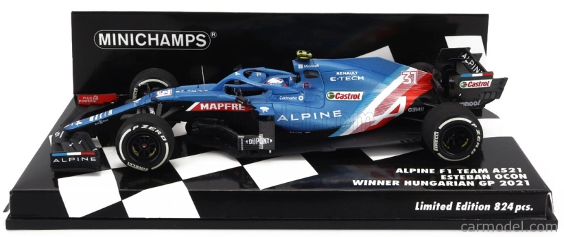 Minichamps Renault F1 A521 Renault E-tech 20b Team Alpine N 31 1:43