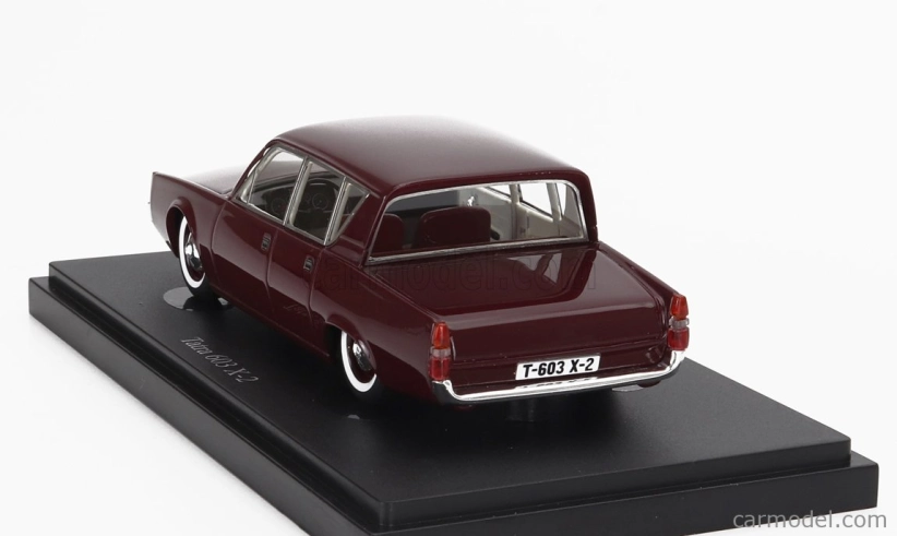 Autocult Tatra 603 X/2 Czech Republic 1966 With Usb Stick Digital Version Book Of The Year Catalogue 2024 1:43 Red