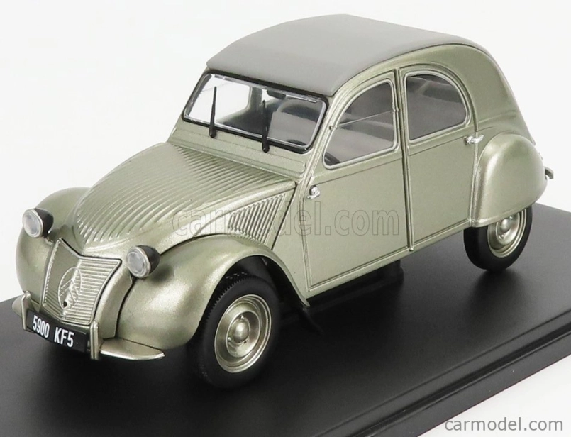 Edicola Citroen 2cv A Cabriolet s uzavretou strechou 1948 1:24 sivá