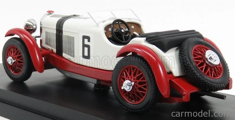 Rio-models Mercedes Benz Sskl Spider N 6 Víťaz Eifelrennen Nurburgring 1927 Rudolf Caracciola 1:43 White Bordeaux
