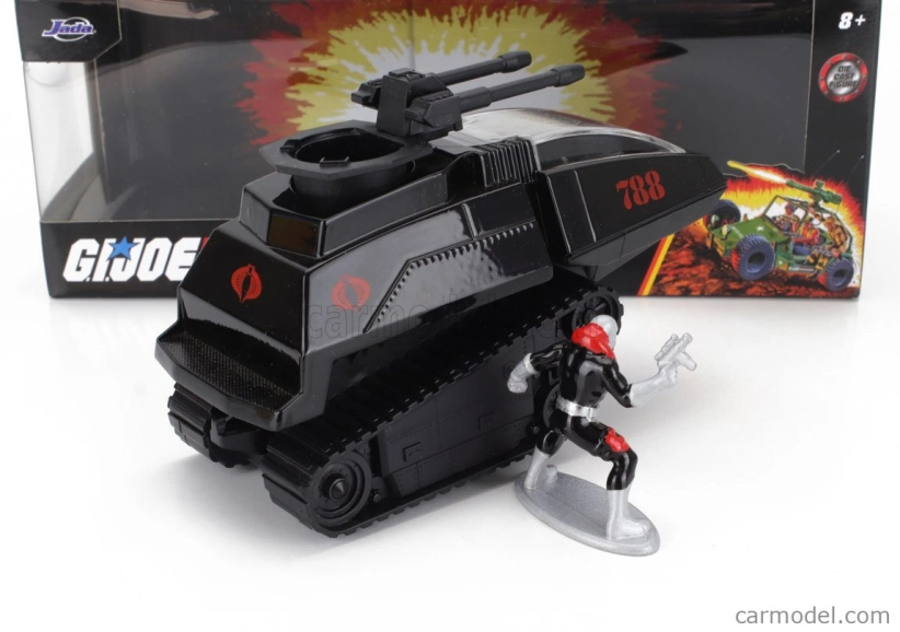 Jada Figures Tank Hiss Military With Destro G.i.joe Figure 2010 1:32 Black