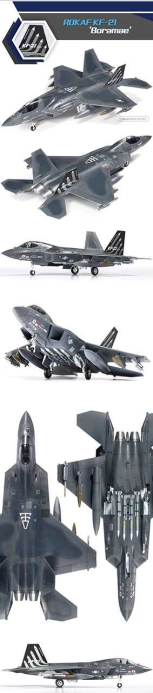 Model Kit lietadlo 12585 - ROKAF KF-21 "Boramae" (1:72)