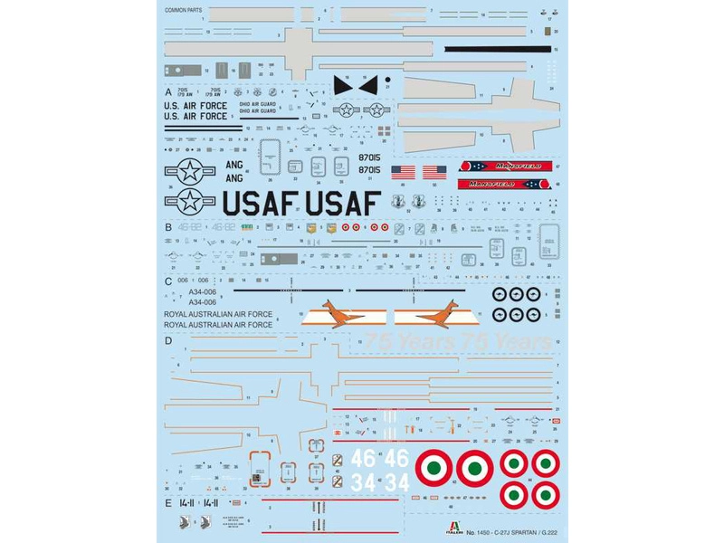 Italeri Alenia C-27A Spartan/G.222 (1:72)