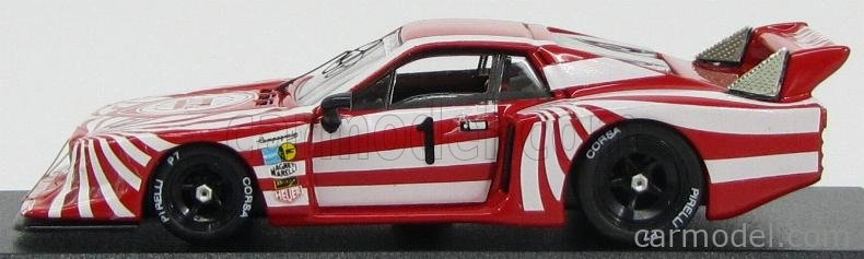 Najlepší model Lancia Beta Montecarlo N 1 6h Vallelunga 1980 Patrese - Cheever 1:43 Red