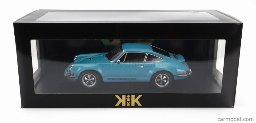 Kk-scale Porsche 911 By Singer Coupe 2014 1:18 Turquoise Blue