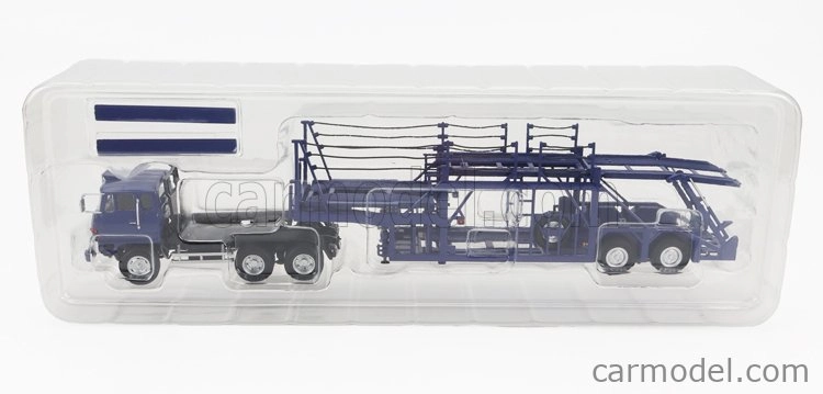 Dd-models Mitsubishi Fuso Fv Truck Car Transporter - autá nie sú súčasťou balenia 1:64 modrá