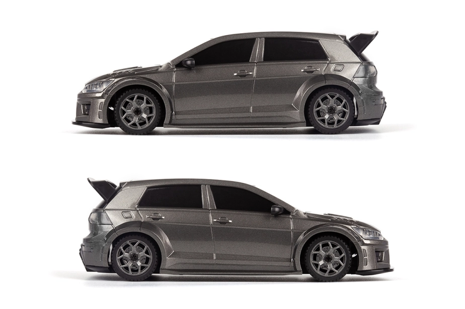 Myte R 1/43 pretekárske auto – sivé
