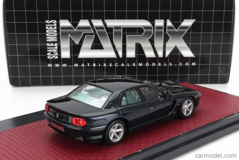 Modely v mierke Matrix Ferrari 456gt Sedan 1993 1:43 Green Met