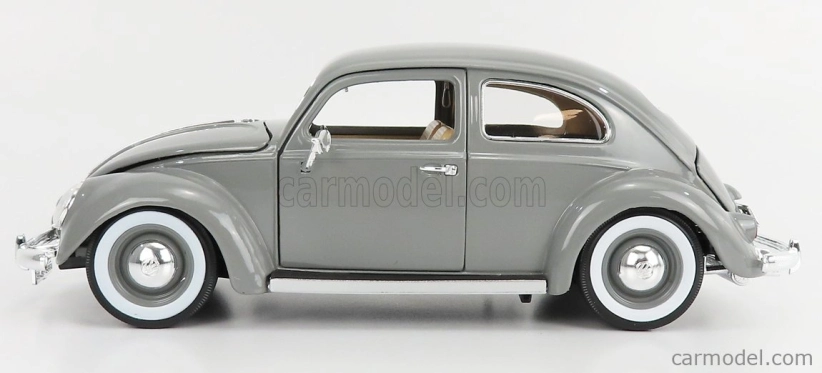 Bburago Volkswagen Käfer-Beetle 1955 1:18 strieborný