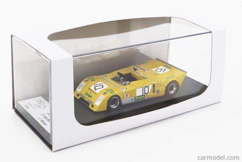 Trofeu Chevron B23 N 10 3. Rally Vila Real 1973 Jorge De Bagration 1:43 Žltá