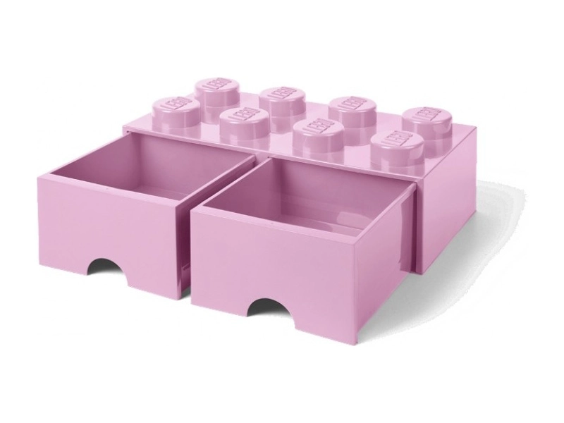 LEGO úložný box s šuplíky 250x500x180mm - modrý