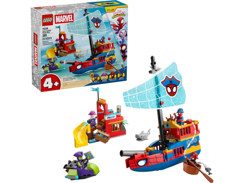 LEGO Marvel - Spidey a jeho úžasní priatelia - Pirátska loď Spideyho tímu