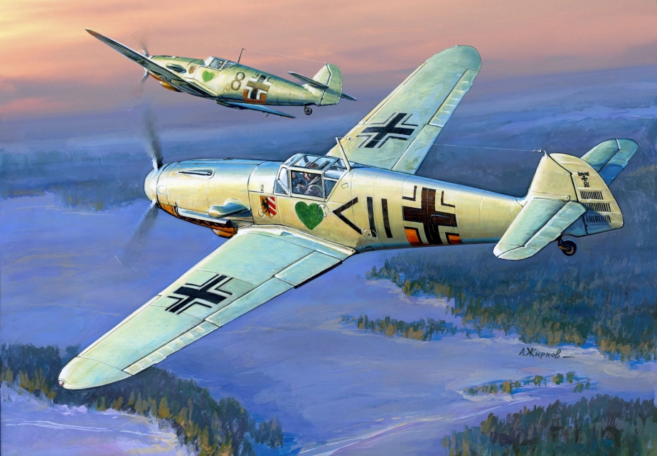 Zvezda Snap Kit – Messerschmitt B-109 F2 (1:72)