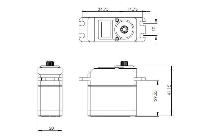 DS760 (0,027s/60°, 4,9 kg.cm)