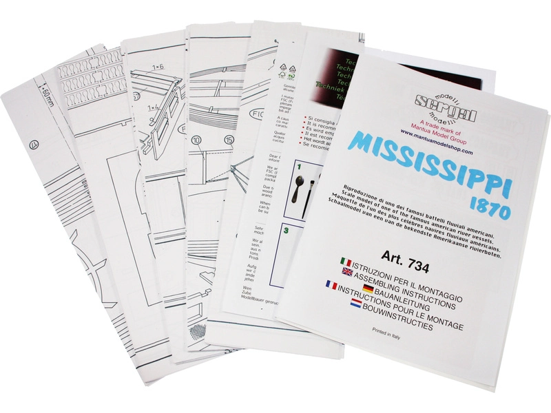 Mantua Model Mississippi 1:50 kit