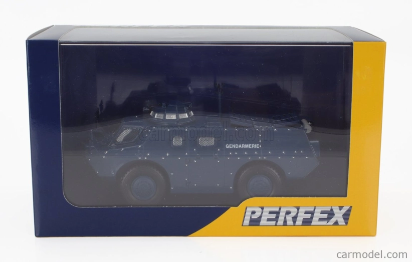 Perfex Berliet Vxb 170 Vbrg Anfibio Blindato Gendarmerie Nouvelle Caledonie Police 1974 1:43 Blue