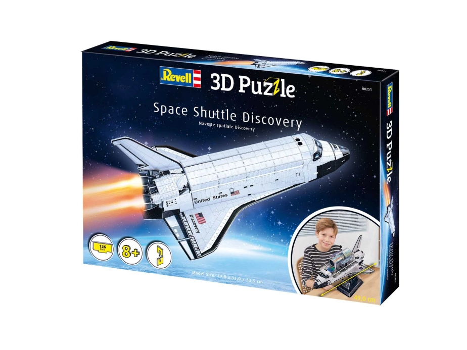 Revell 3D Puzzle – raketoplán Discovery
