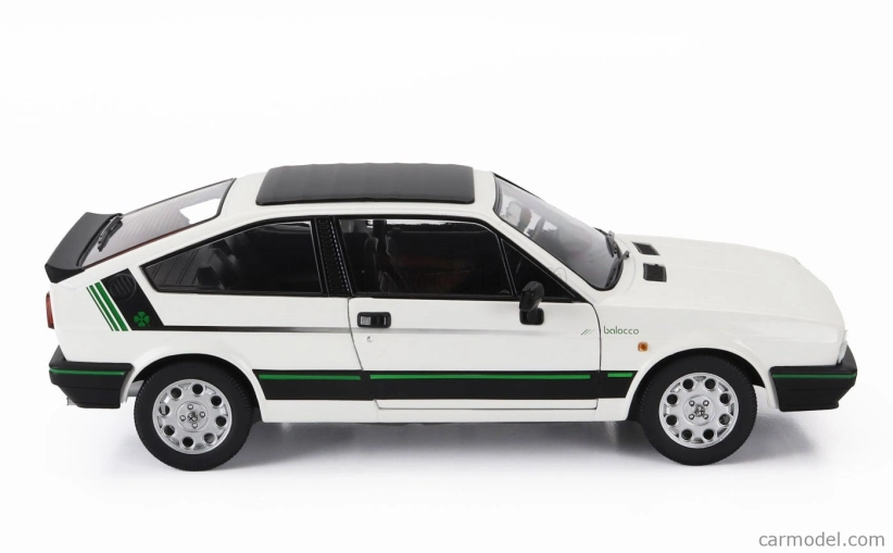 Mitica-diecast Alfa romeo Alfa Romeo Sprint 1.5 Quadrifoglio Verde Balocco 1984 1:18 Bianco Capodimonte - Bílá