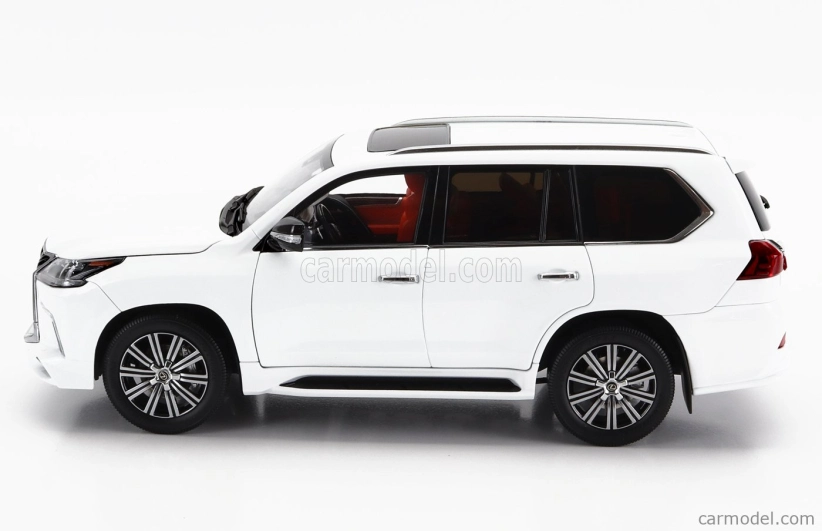 Lcd-model Lexus Lx570 2022 1:18 Bílá