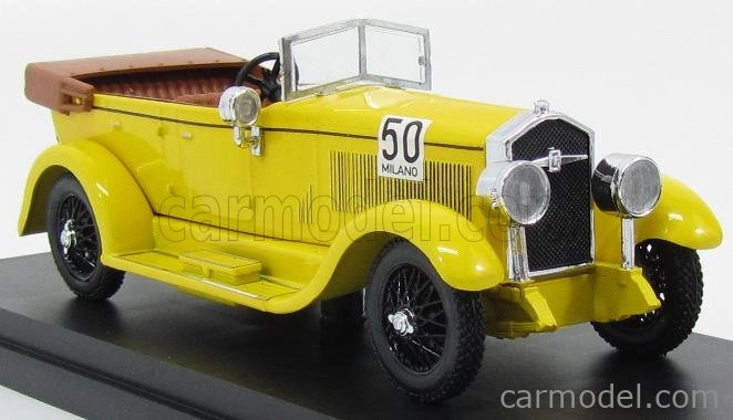 Rio-models Isotta fraschini 8a Spider N 50 Víťaz Rally Milano - Sanremo 1933 Rosalinda Bianchi Anderloni 1:43 Žltá