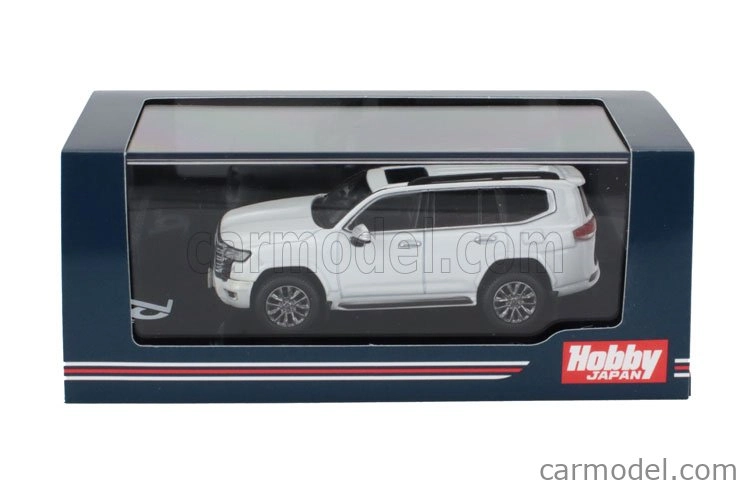 Zapaľovanie-model Toyota Land Cruiser (ja300w) Zx 2023 - Čierno-červený interiér 1:64 White Pearl