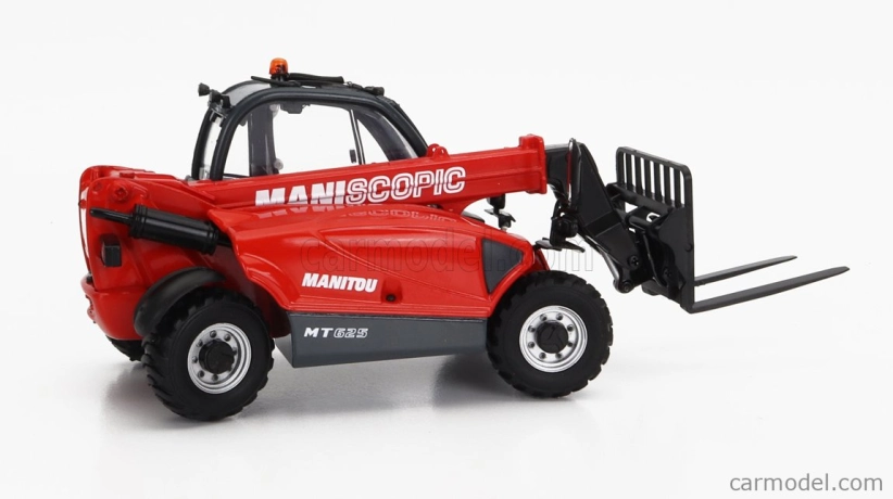 Universal hobbies Manitou Mt625t Comfort Teleskopický traktor - Elevatore 1:32 Červená strieborná