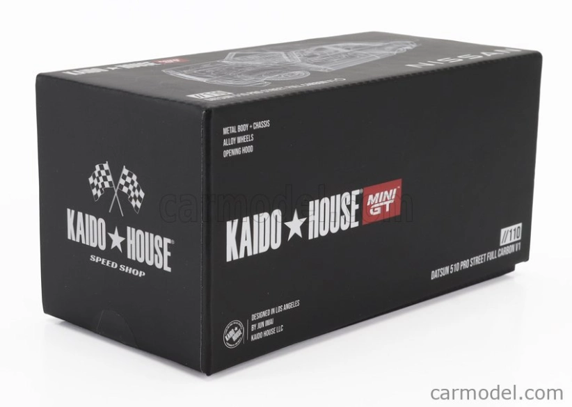 Mini-gt Datsun 510 Kaido House N 0 Pro Street V1 1972 1:64 Carbon