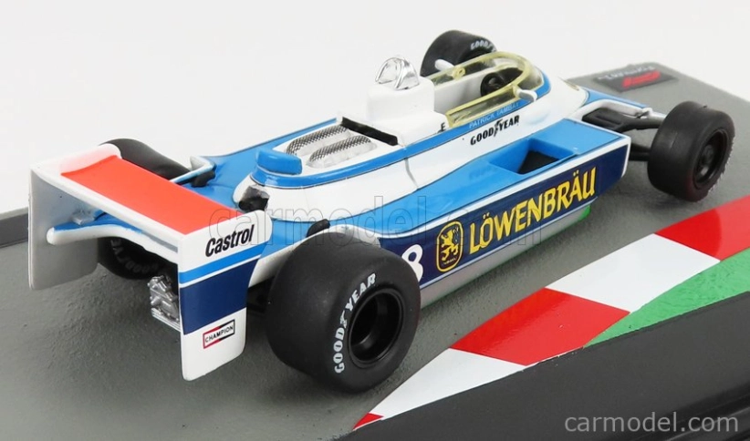 Edicola Mclaren F1 M28 N 8 Sezóna 1979 Patrick Tambay 1:43 Svetlomodrá