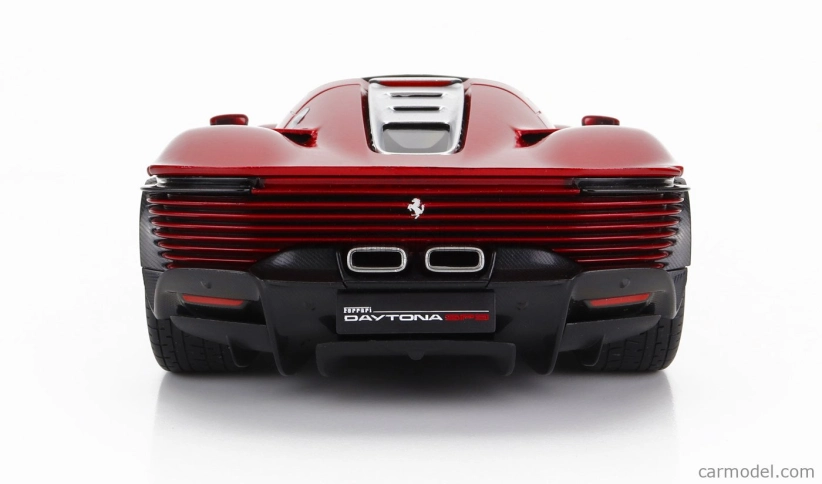 Bburago Ferrari Daytona Sp3 Spider Open Roof 2022 1:18 Rosso Magma – matná červená