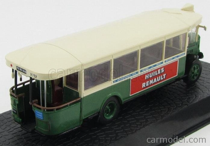 Edicola Renault Tn6c2 Autobus Pte Des Lilas 1932 - Damage Display Box 1:72 Zelená Bílá