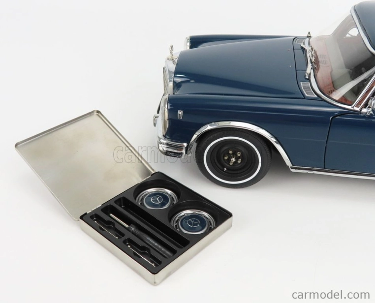 Cmc Mercedes Benz S-class 600 Pullman (w100) Landaulet Soft-top Semiconvertible 1969 1:18 Modrá