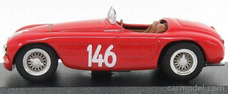 Art-model Ferrari 166mm Barchetta Abarth Spider N 146 Winner Coppa D'oro 1950 G.marzotto 1:43 Red