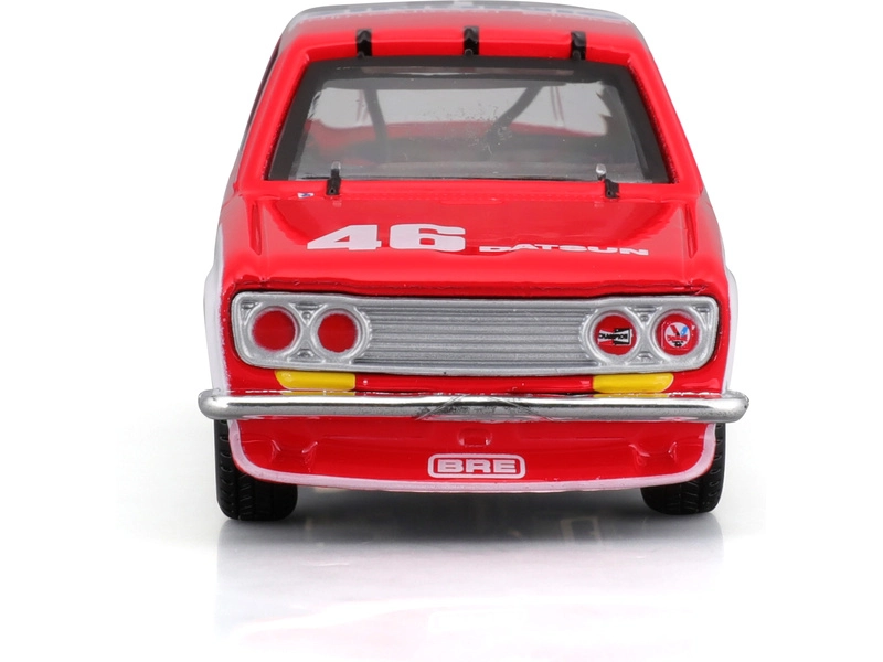 Bburago Datsun 510 Bre N 46 Racing 1972 1:43 Bílá Modrá Červená