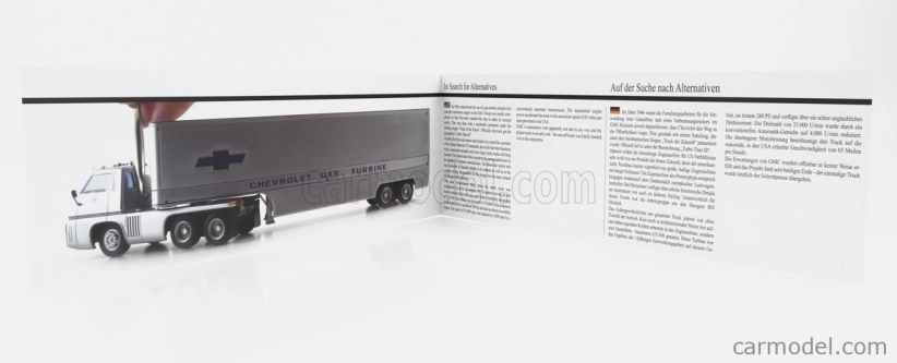 Autocult Chevrolet Titan Iii Turbo Truck Car Transporter Usa 1966 1:43 Silver