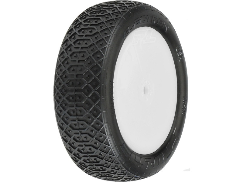 Kolesá Pro-Line 2,2", pneumatiky Electron MC 2WD Buggy, disk Velocity H12 white - predné (2)