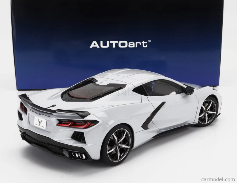 Autoart Chevrolet Corvette C8 Z51 Stingray Spider 2020 1:18 Keramická Matrice Šedá Met