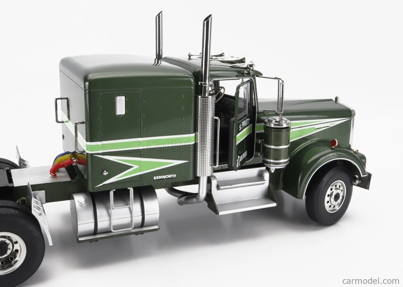 Road-kings Kenworth W900 Tractor Truck 3-assi Moving On 1989 1:18 Zelená